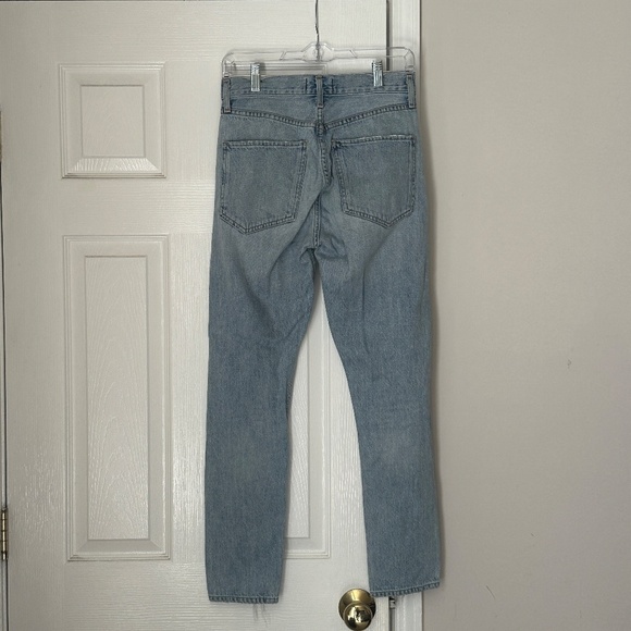 Women's AGOLDE Jamie High Rise Classic Jeans Size 25 Ripped Revolve Distressed - Picture 2 of 9